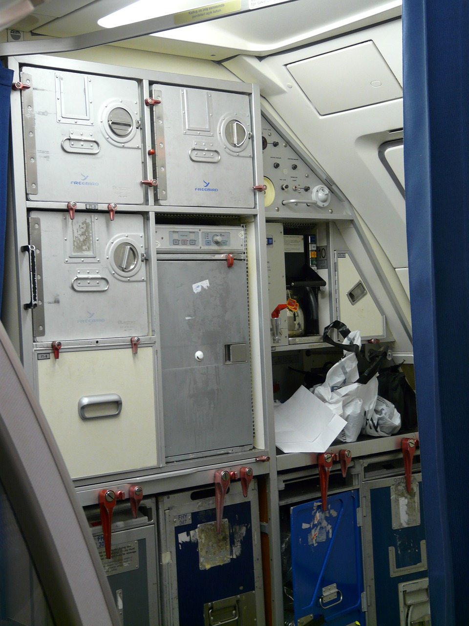 aircraft storage space container free photo