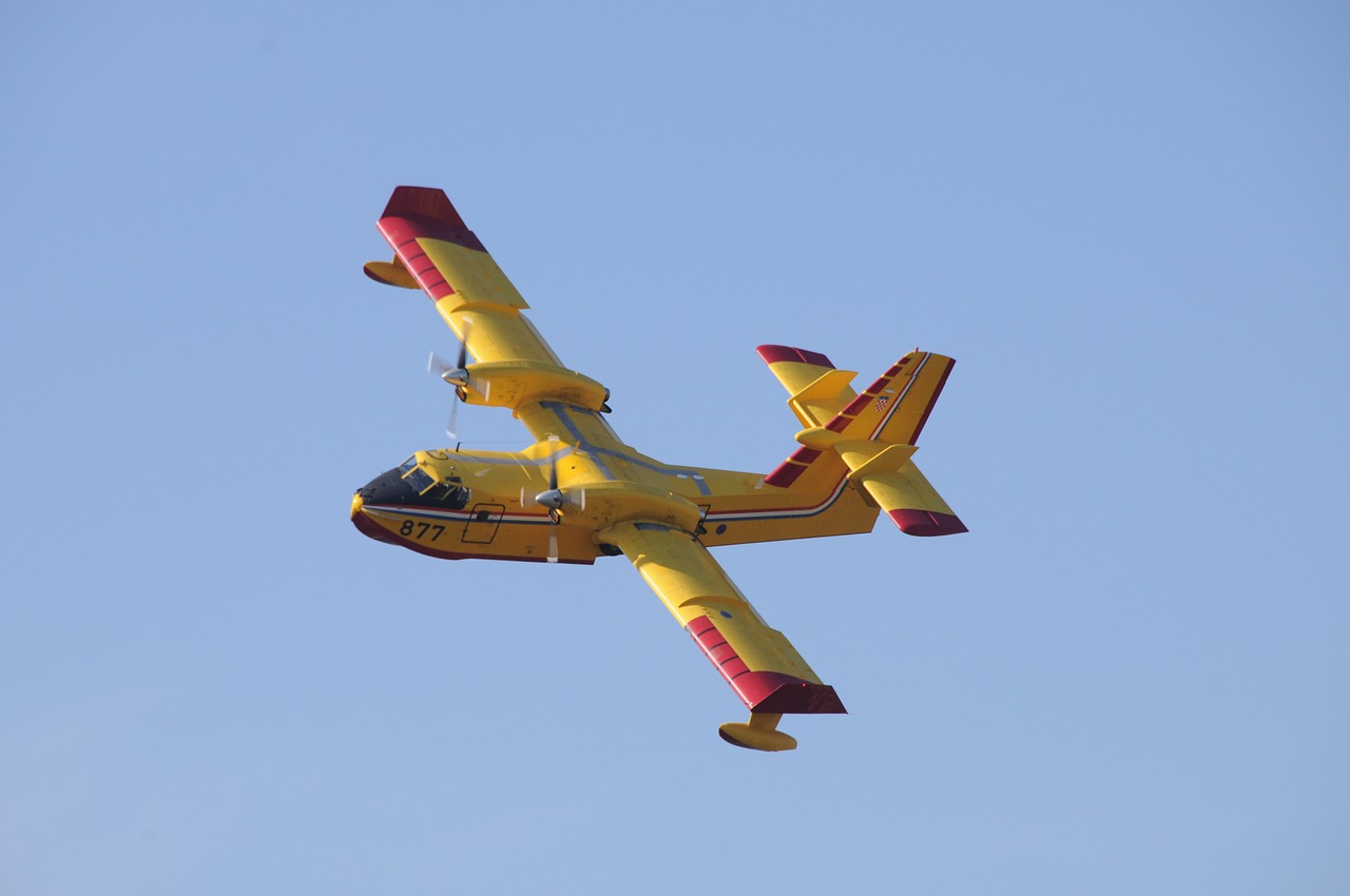 aircraft fire mediterranean free photo