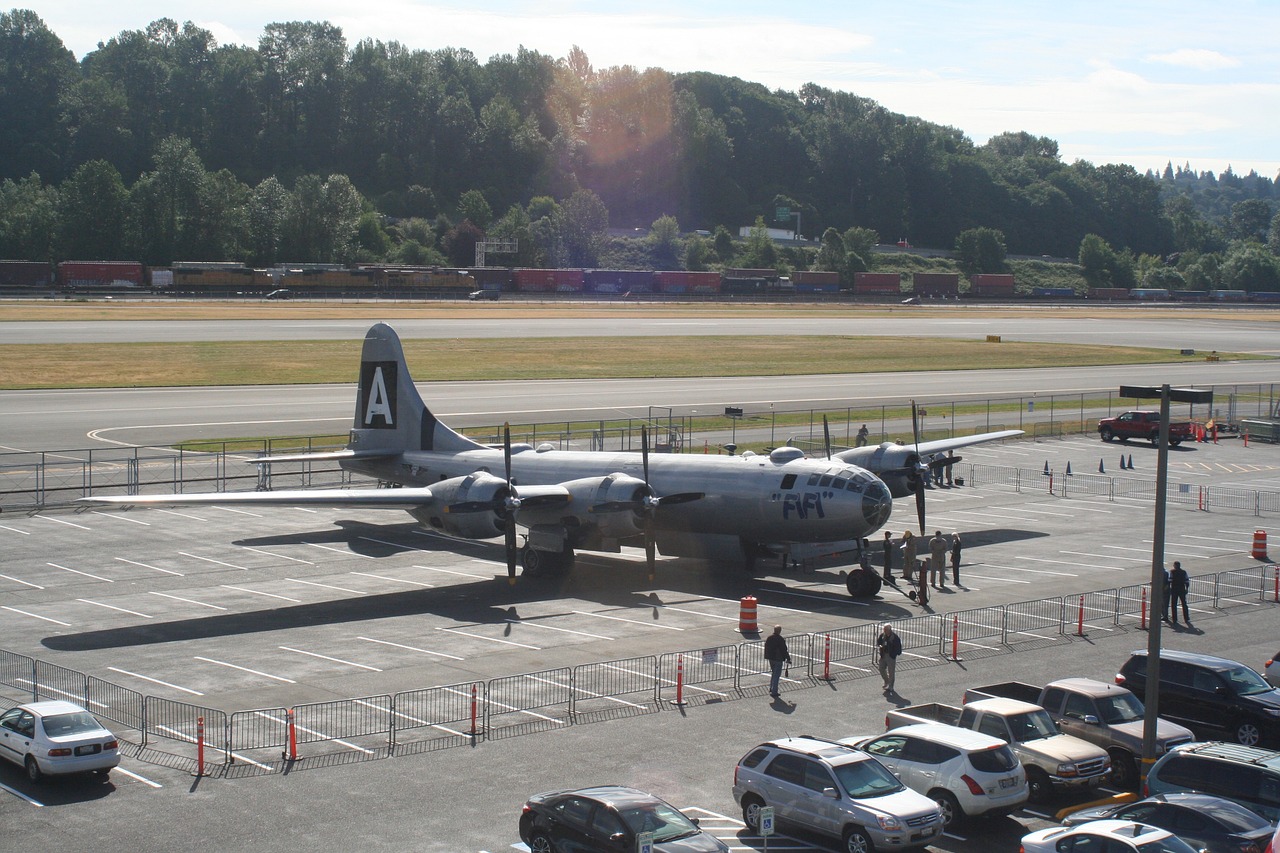 aircraft ww-ii b-29 free photo