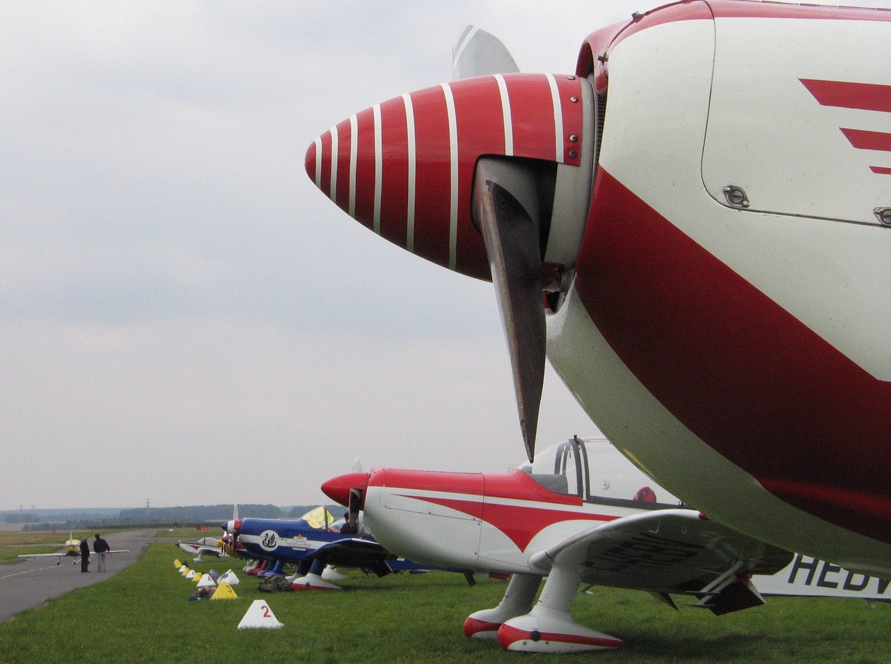 aircraft aerodrome propeller free photo