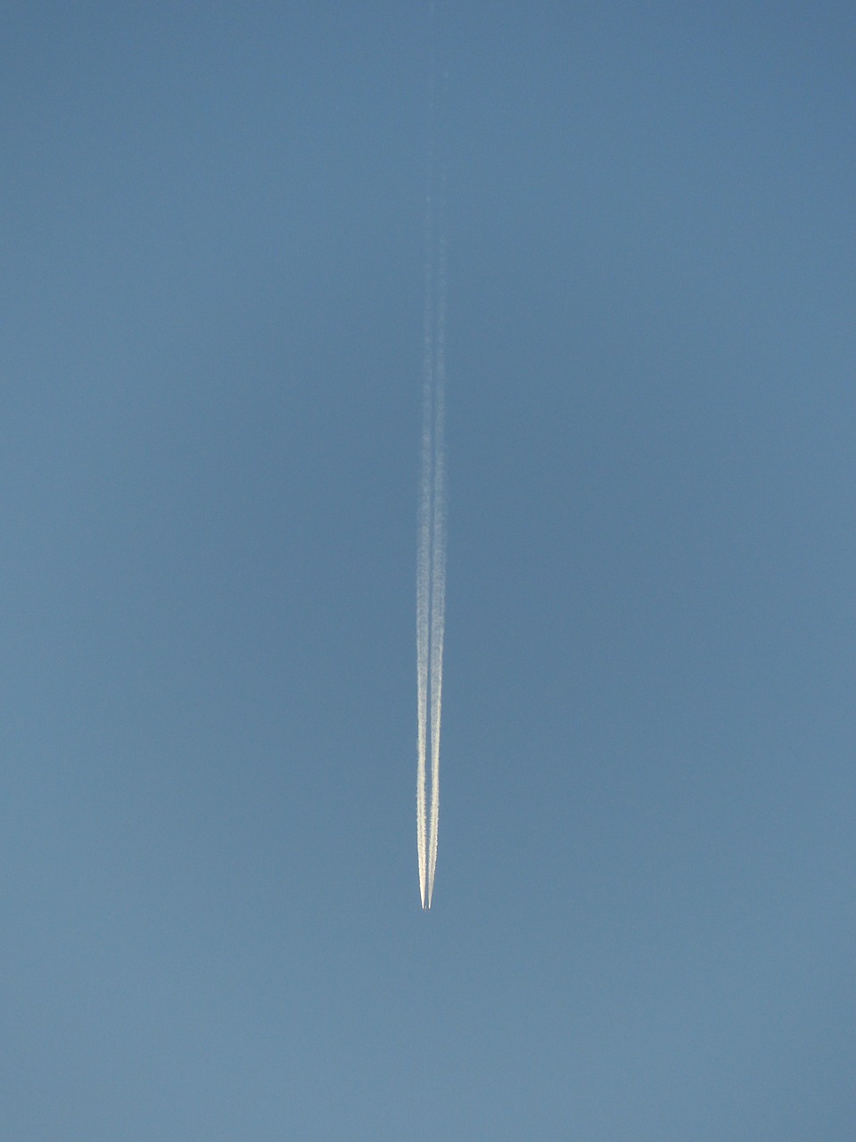aircraft fly contrail free photo