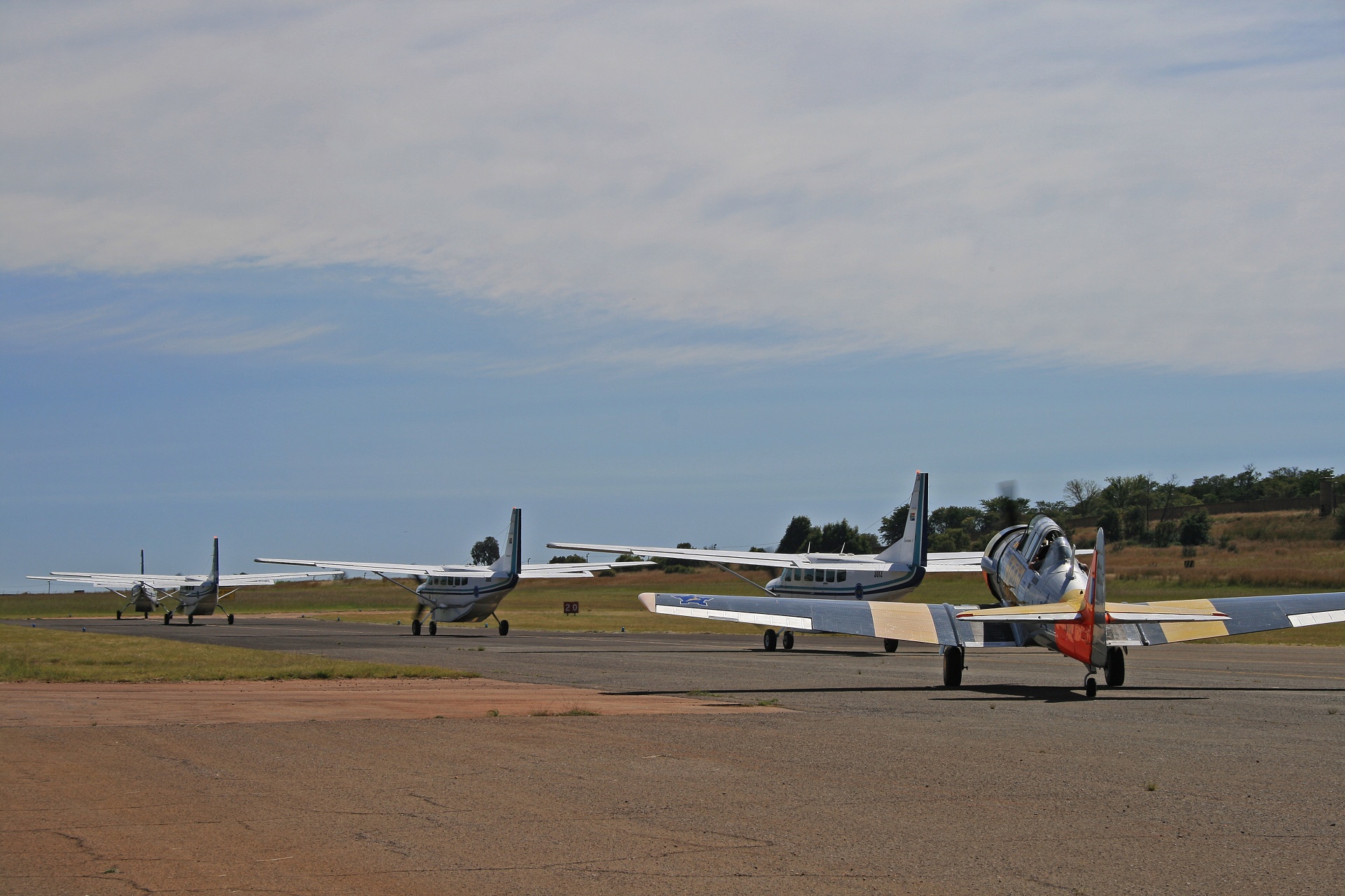 aircraft fixed wing airfield free photo