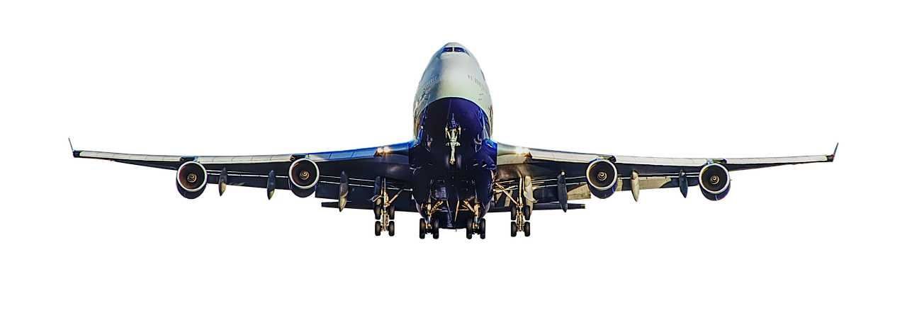 airline airplane b-747 free photo