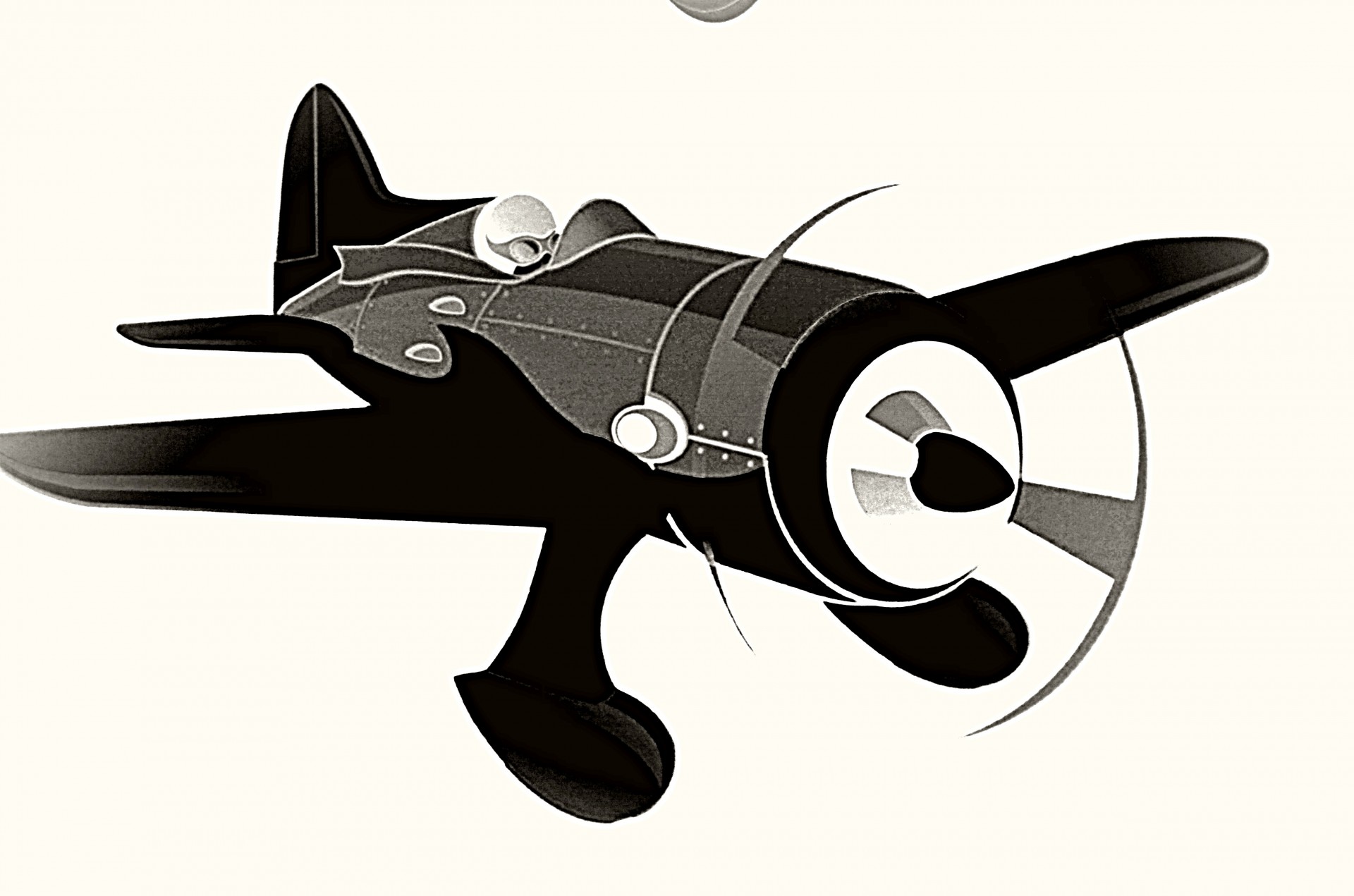 airplane illustration drawing free photo
