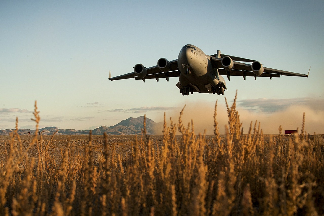 airplane plane military free photo