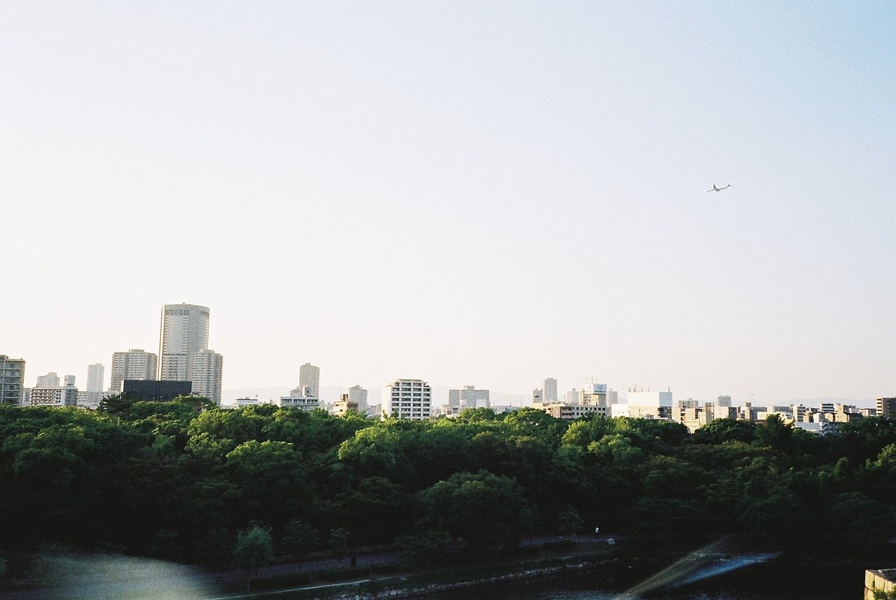 airplane approach landing free photo