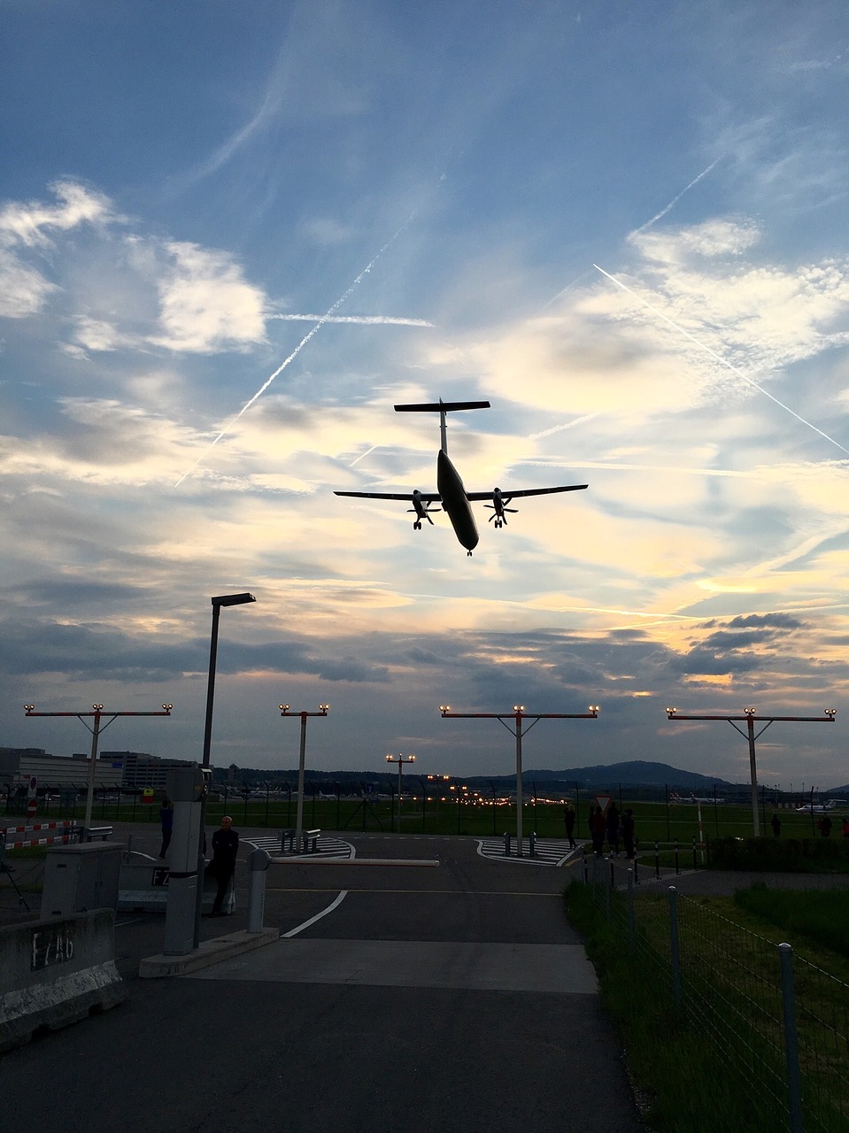 airport aircraft landing free photo