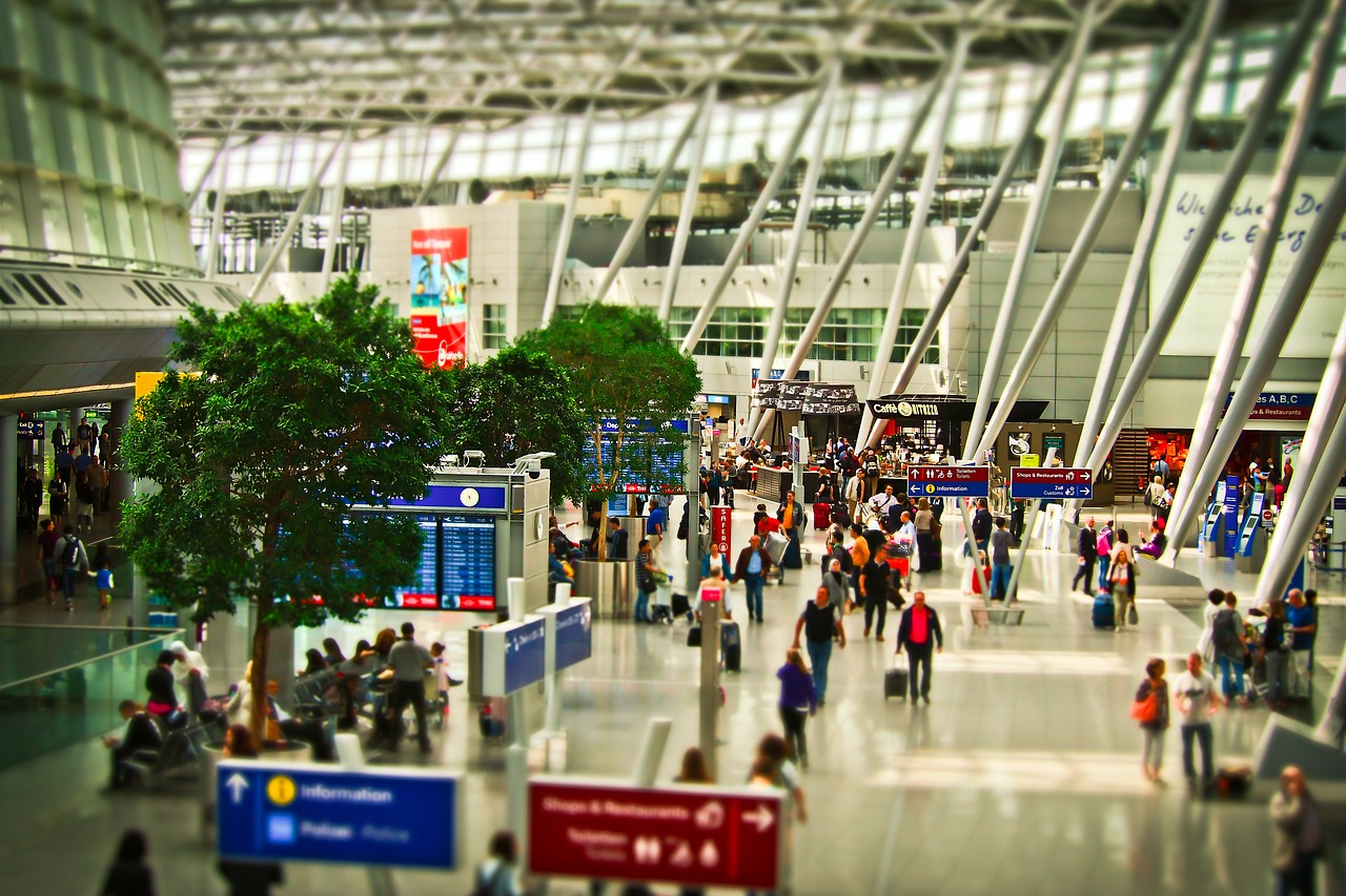 airport terminal fly free photo