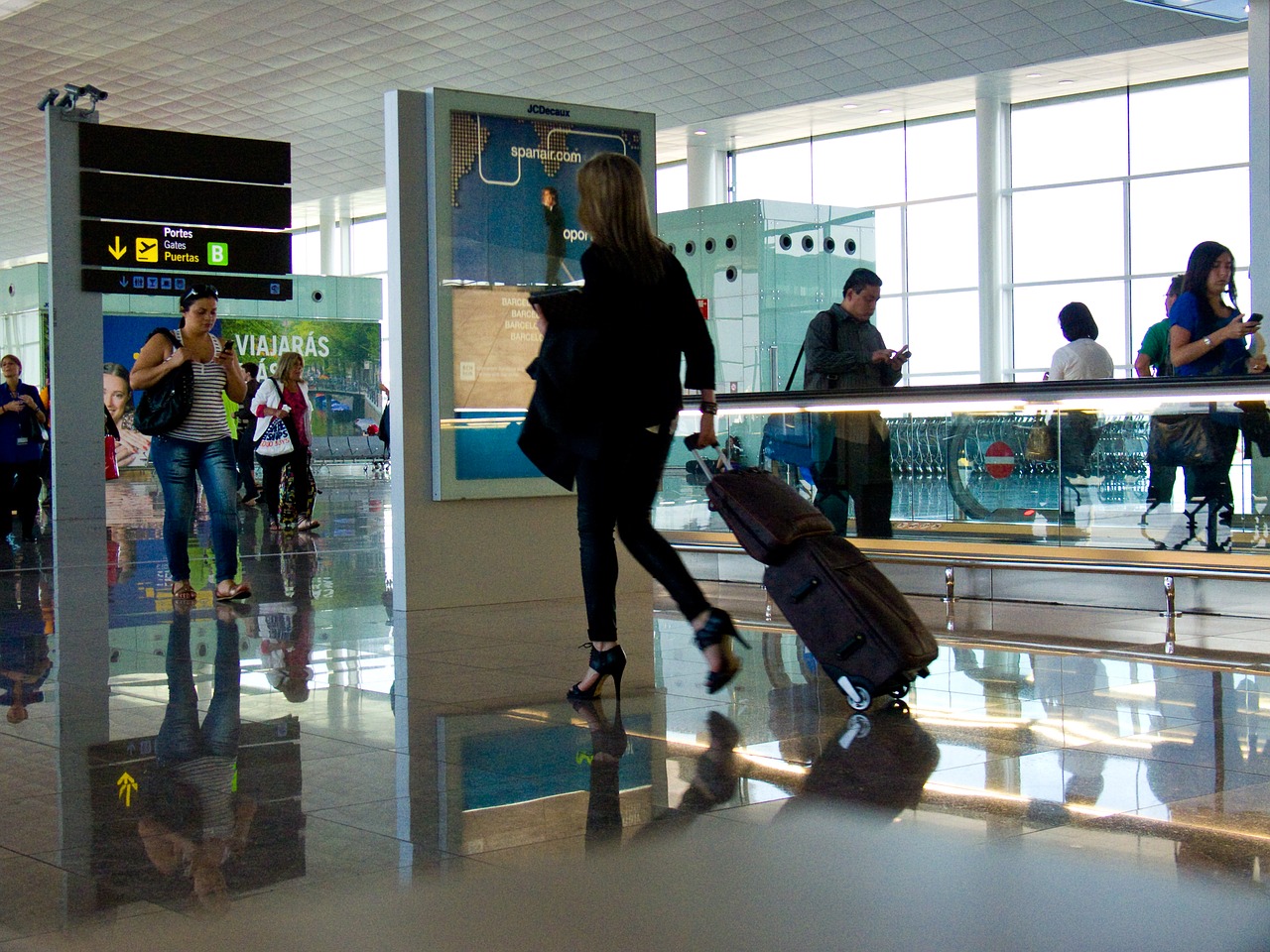 airport passenger infrastructure free photo