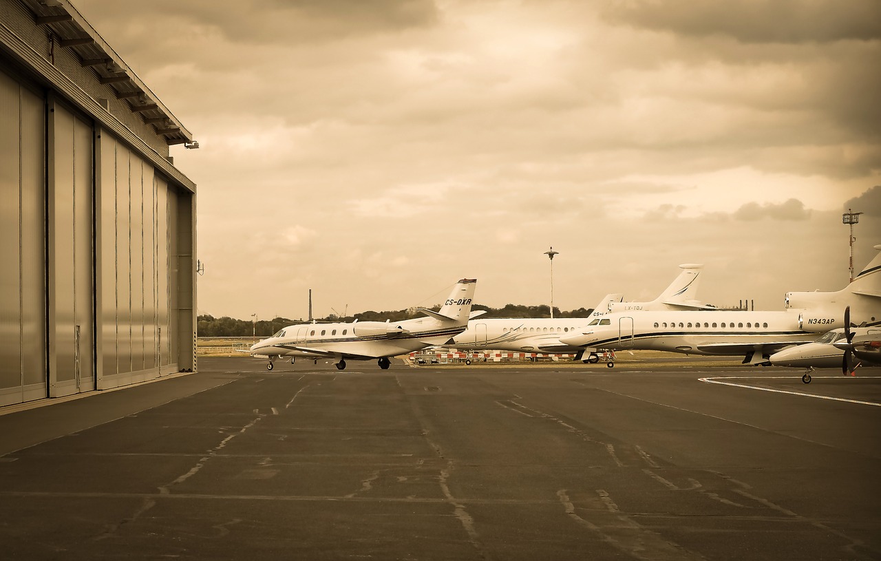 airport aircraft field free photo