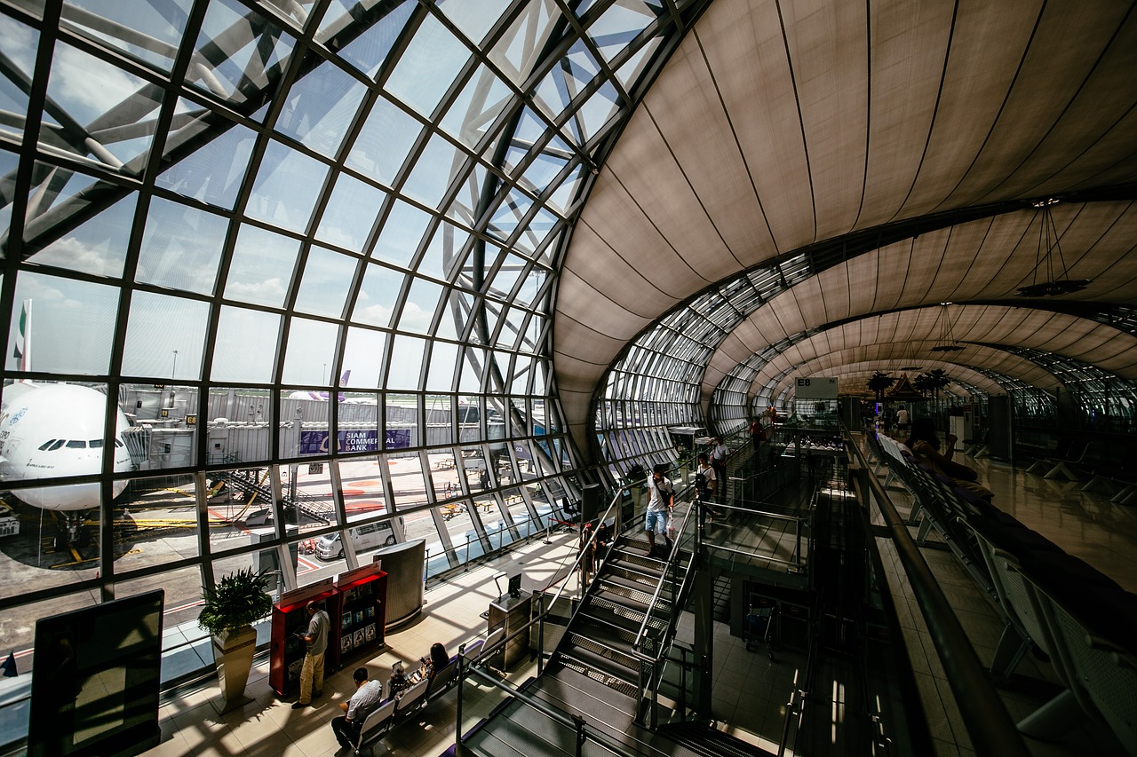 airport architecture building free photo