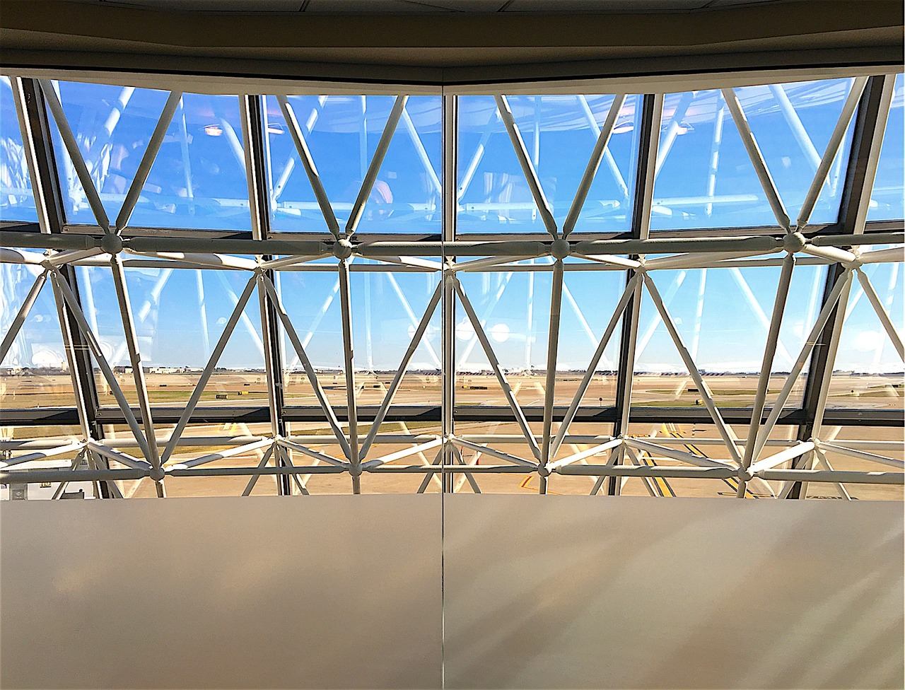 airport window architecture free photo