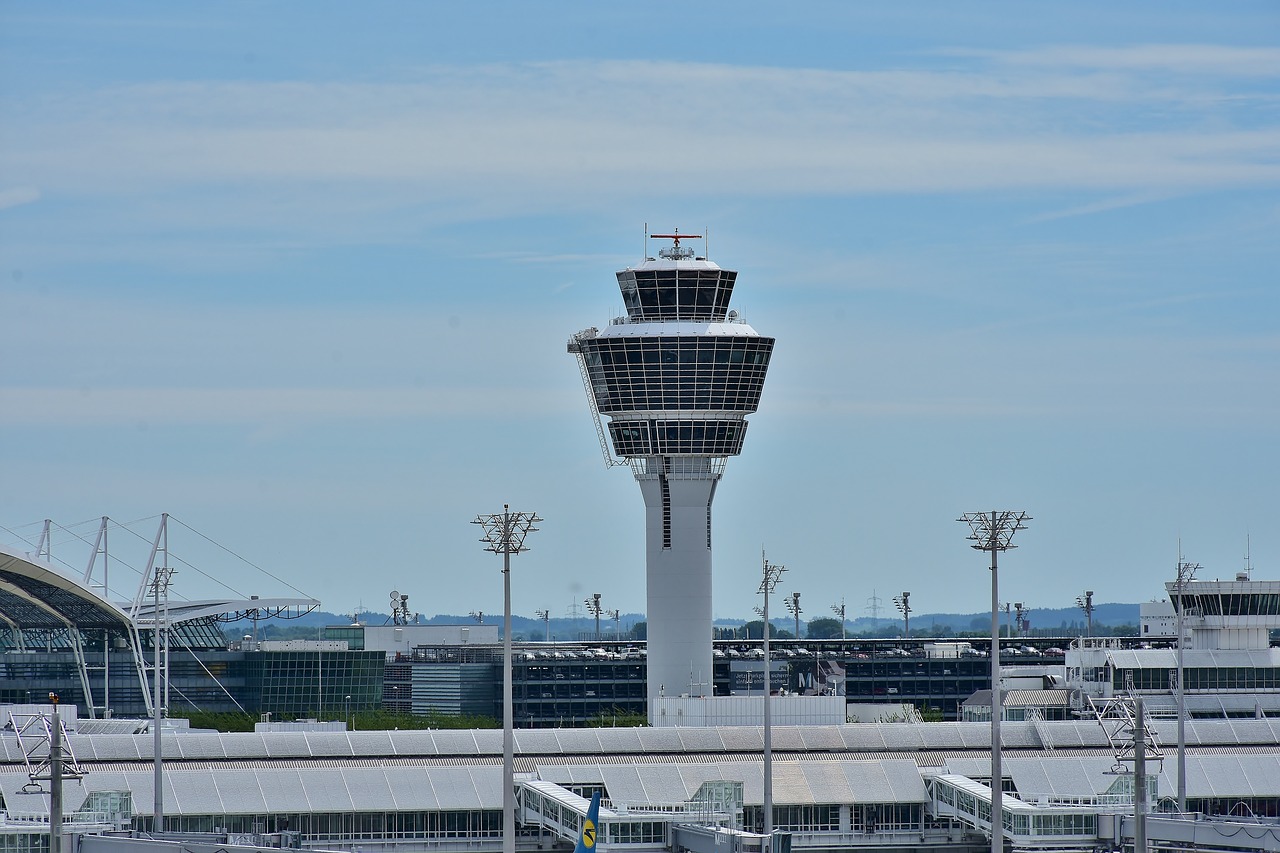 airport munich tower free photo