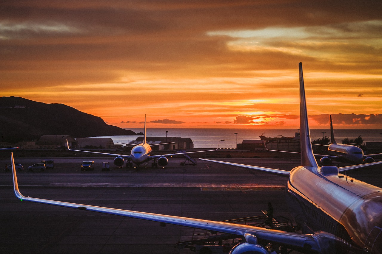 airport  travel  plane free photo