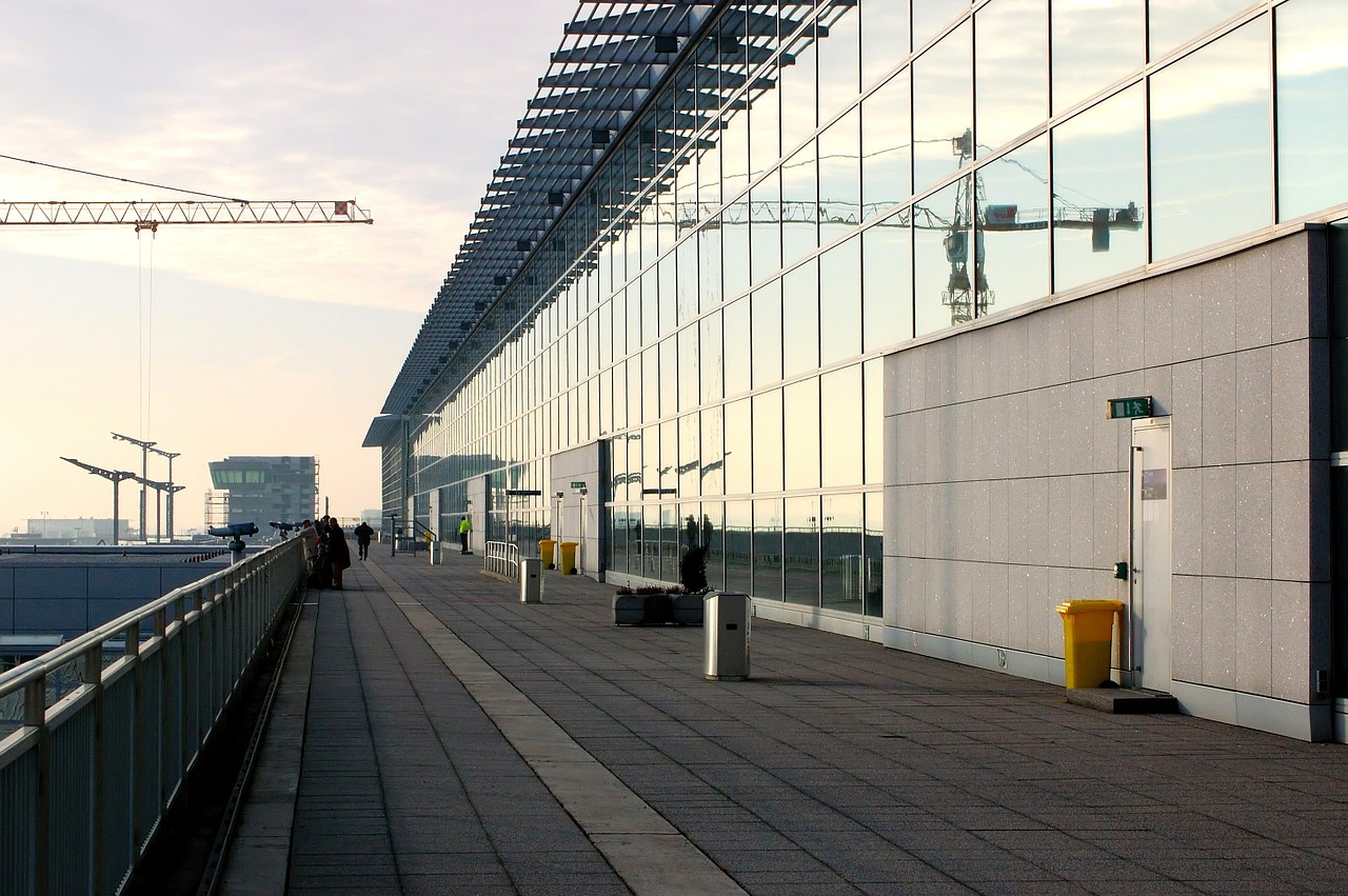 airport frankfurt observation deck free photo