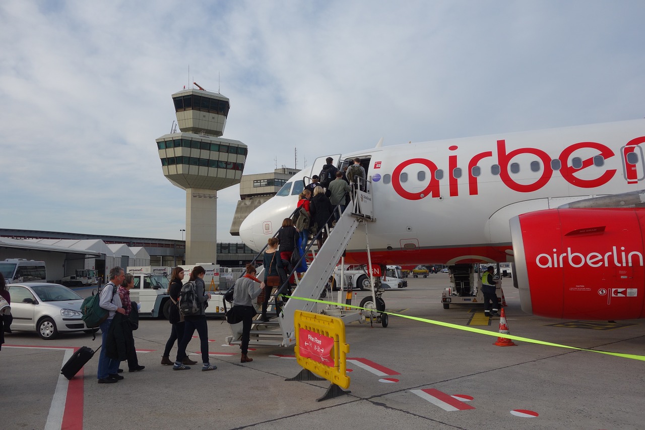 airport airberlin airliner free photo