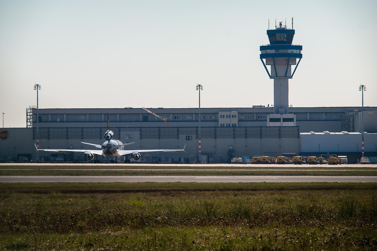 airport tower aircraft free photo