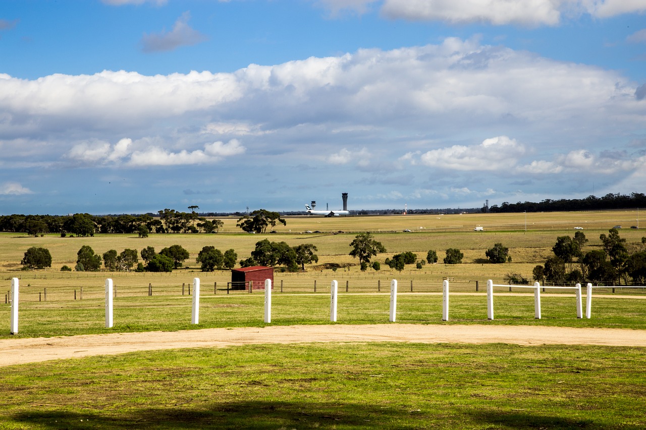 airport scenery countryside free photo