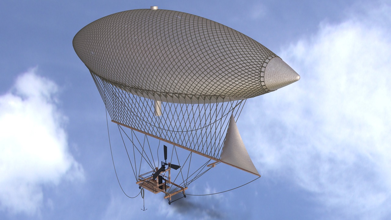 airship blimp dirigible free photo