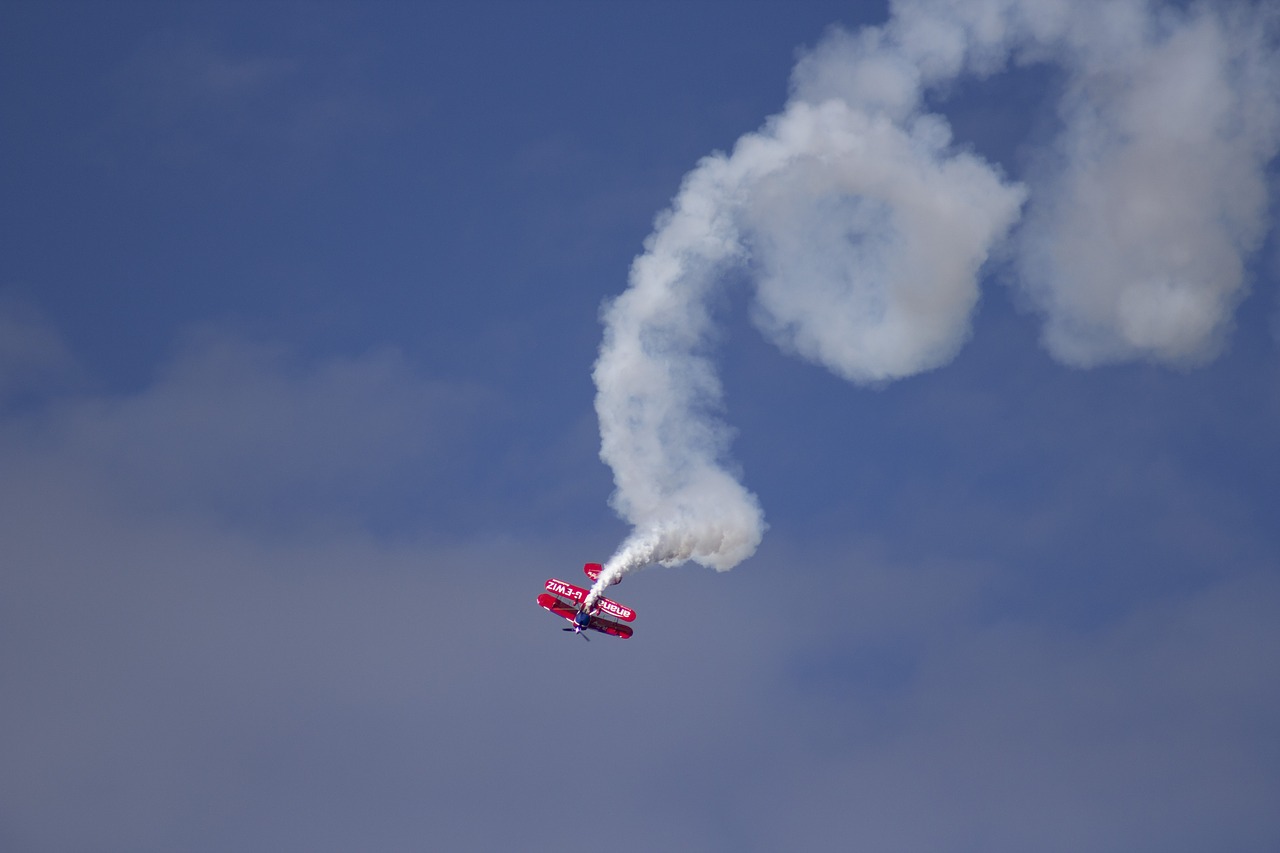airshow  stunt  airplane free photo