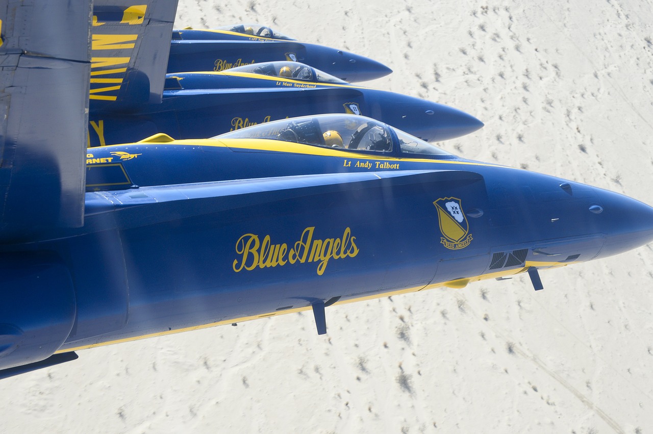 airshow airplanes blue angels free photo