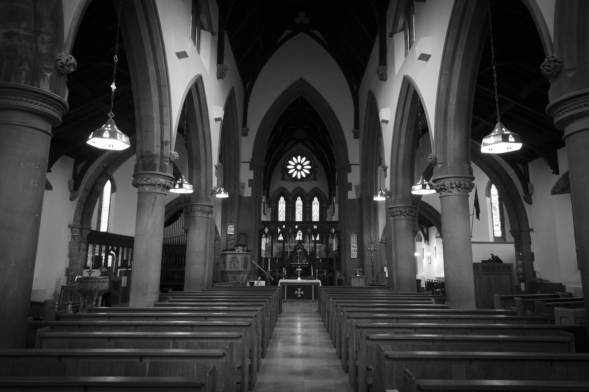 church pews gothic free photo