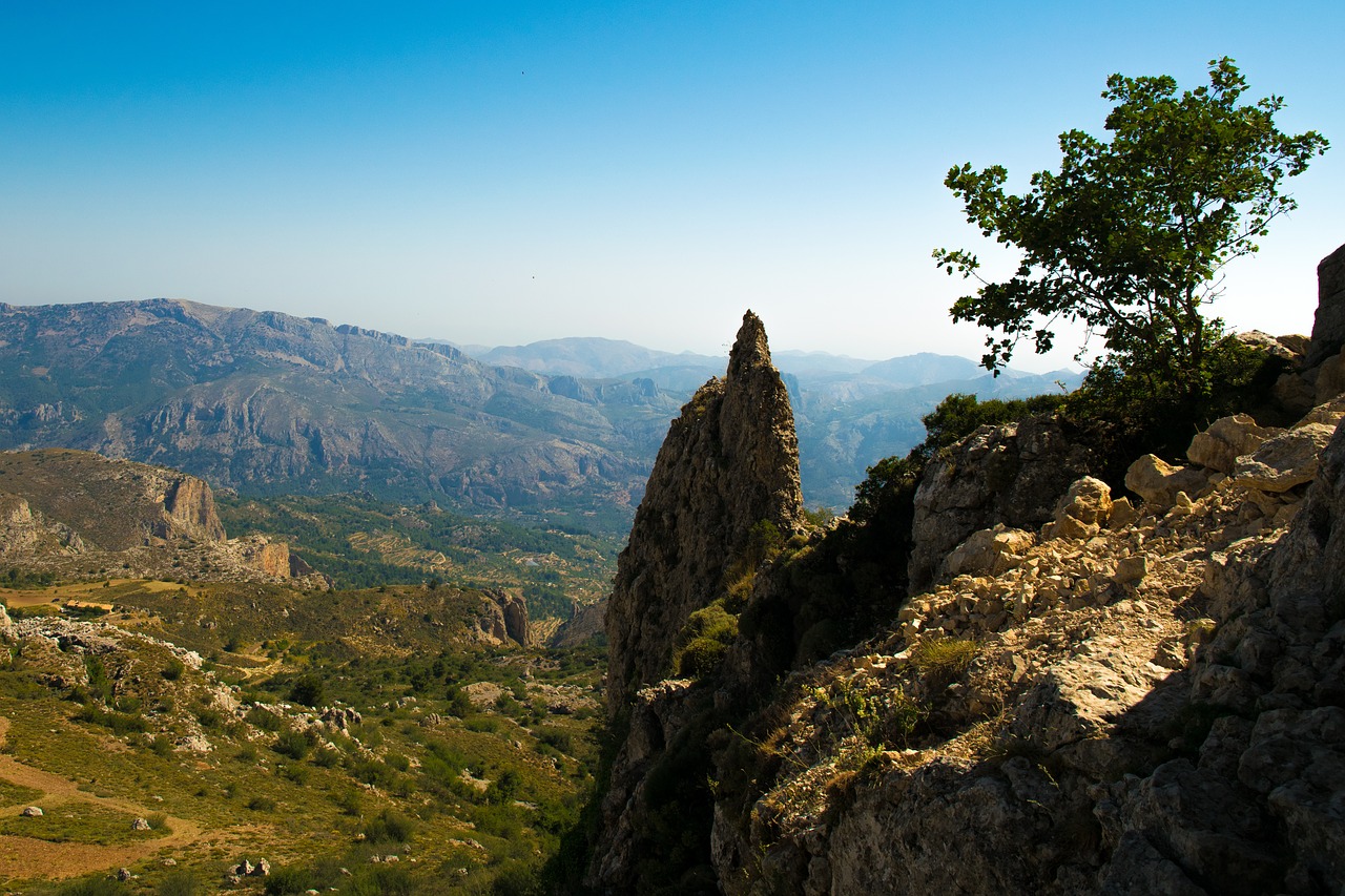 aitana mountain nature free photo