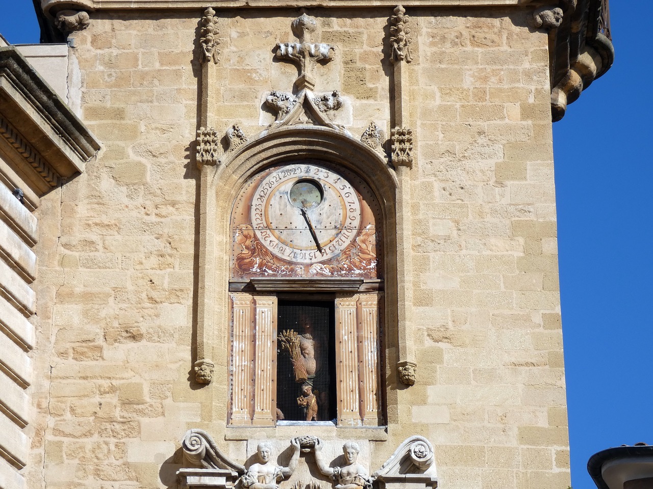 aix-en-provence  belfry  clock free photo