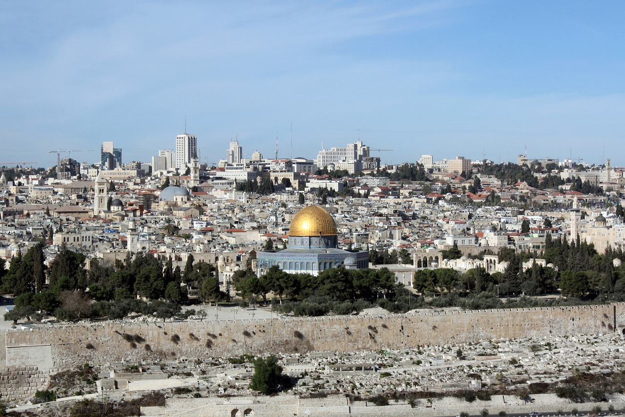 al-aqsa mosque dome of the rock holy land free photo