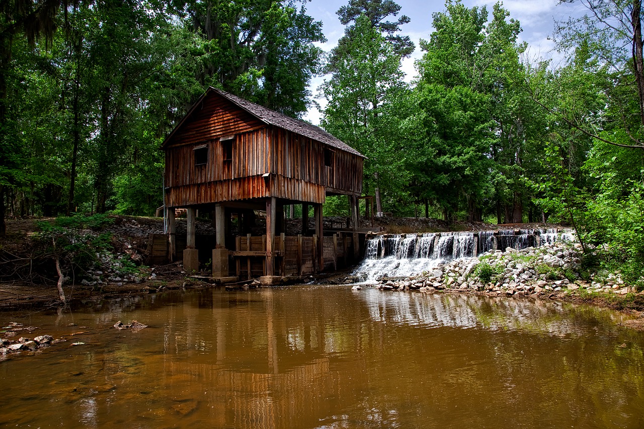 alabama rikard's mill structure free photo