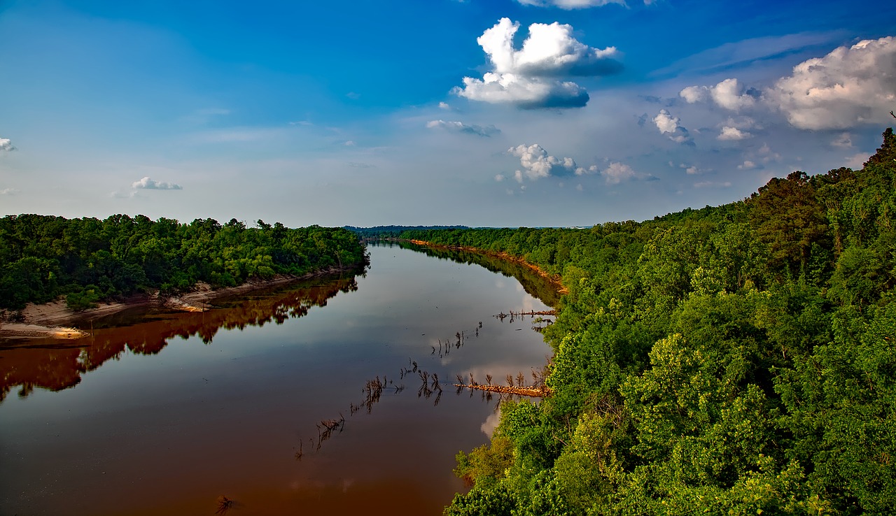 alabama river water reflections free photo