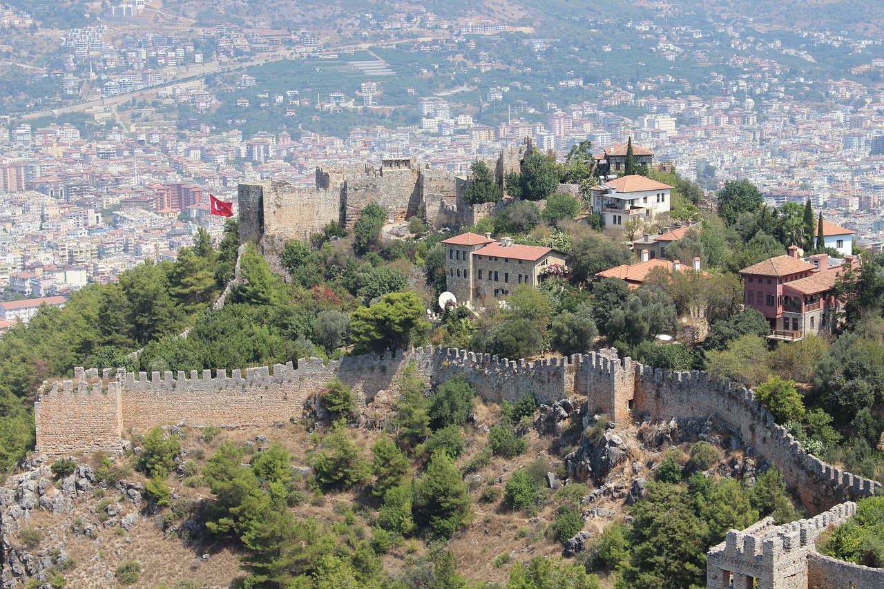 alanya turkey old town free photo