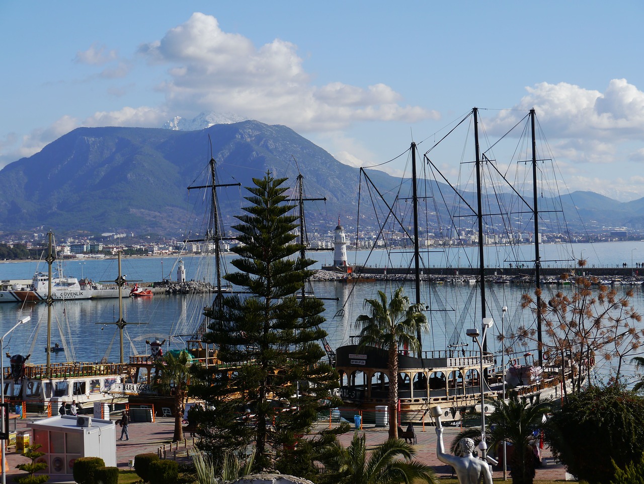 alanya turkey port free photo