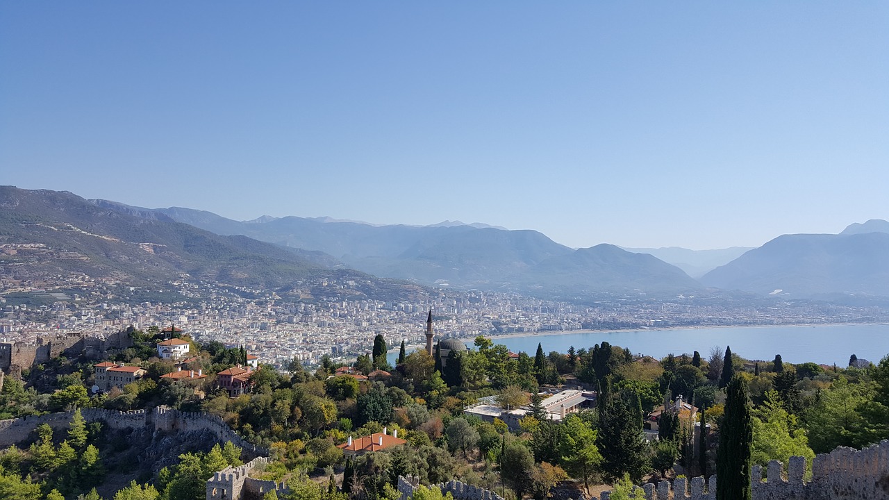 alanya turkey castle free photo