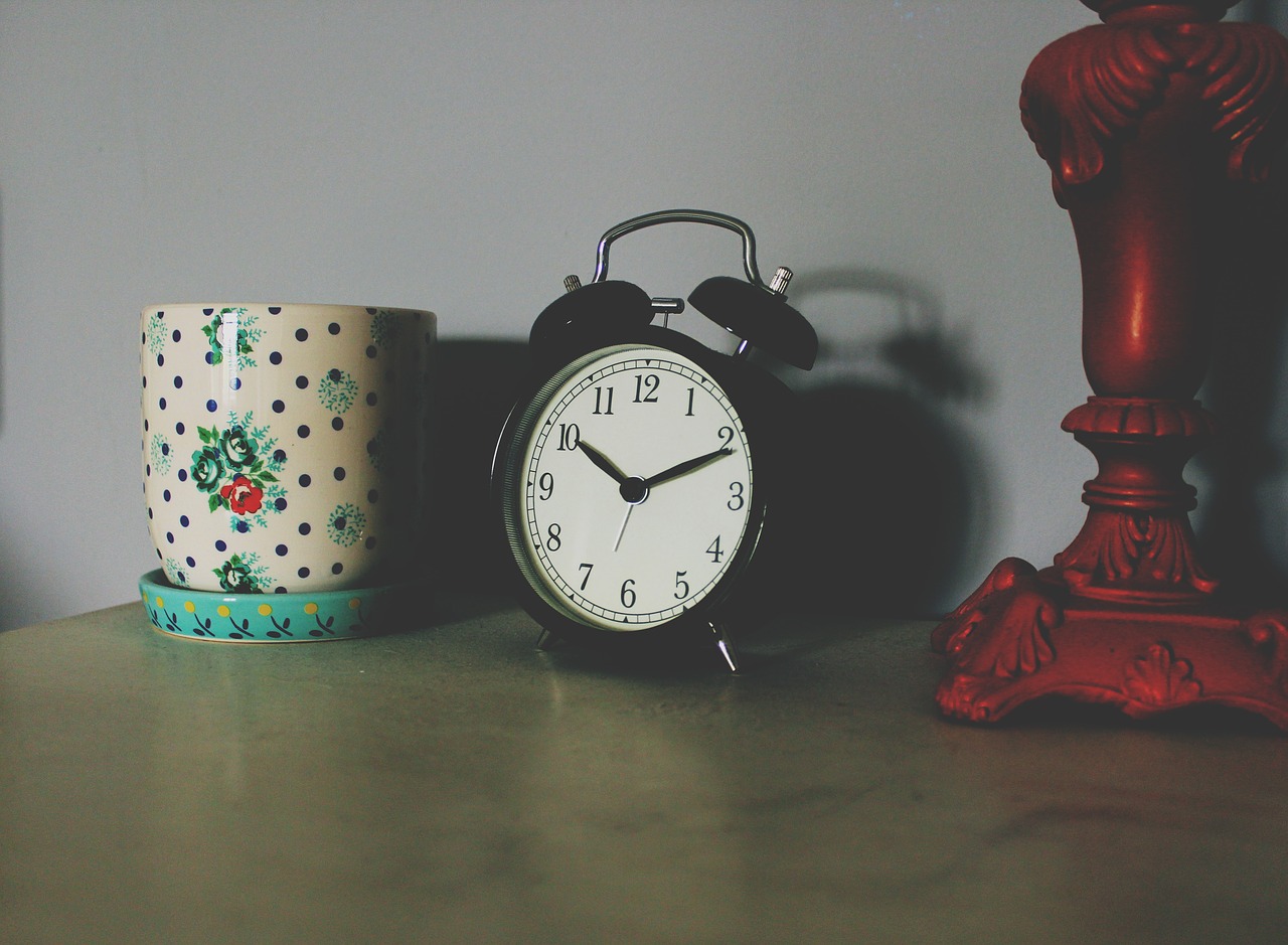 alarm clock clock mug free photo