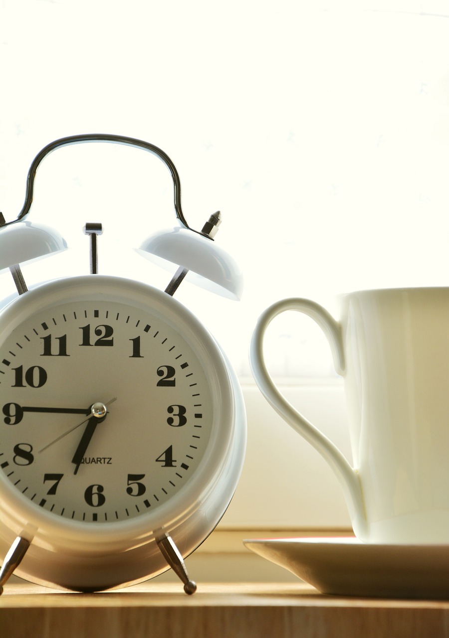 alarm clock time of good morning free photo