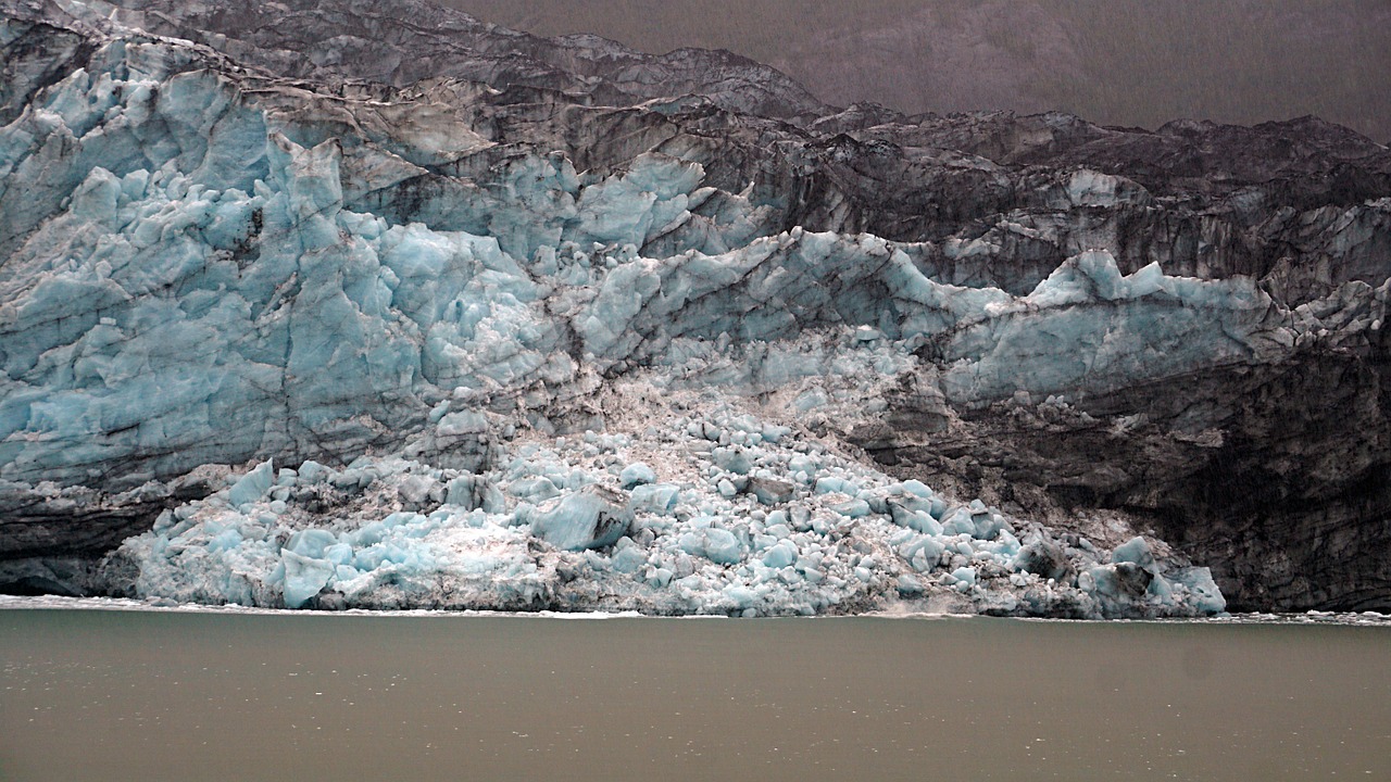 alaska glacier calving free photo