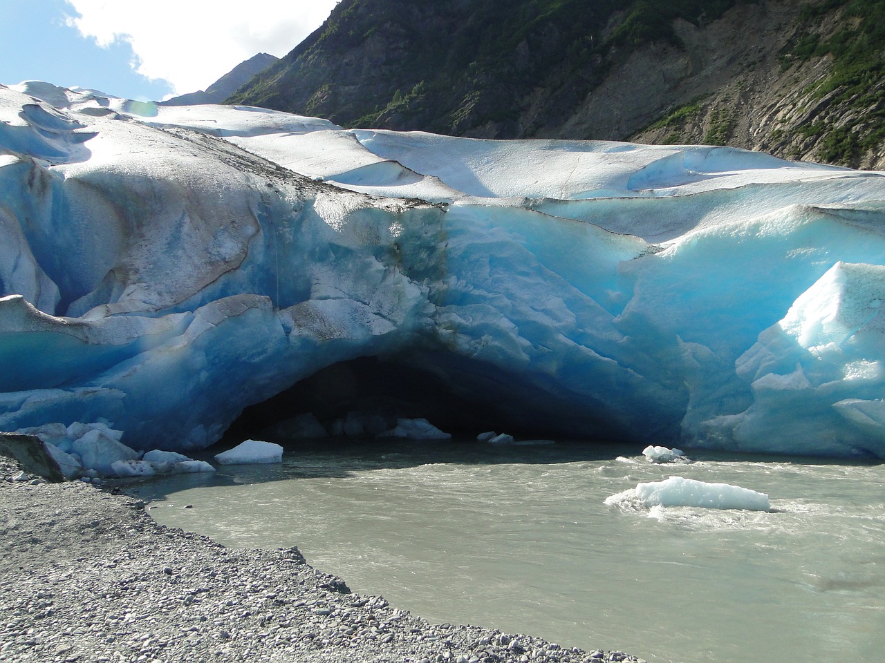 alaska glacier cave free photo