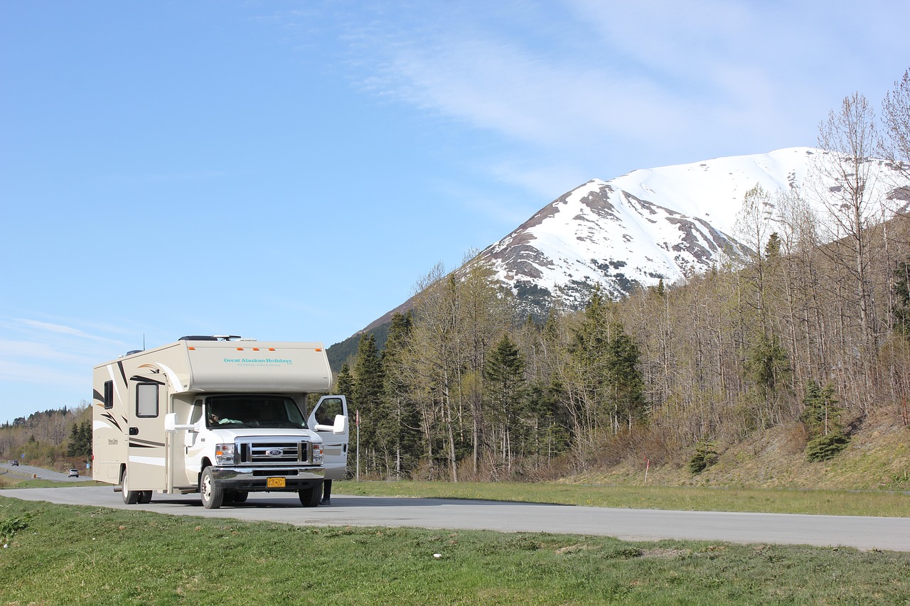 alaska open road rv free photo