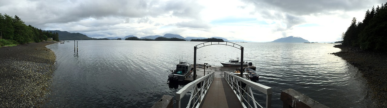 alaska harbor pier free photo