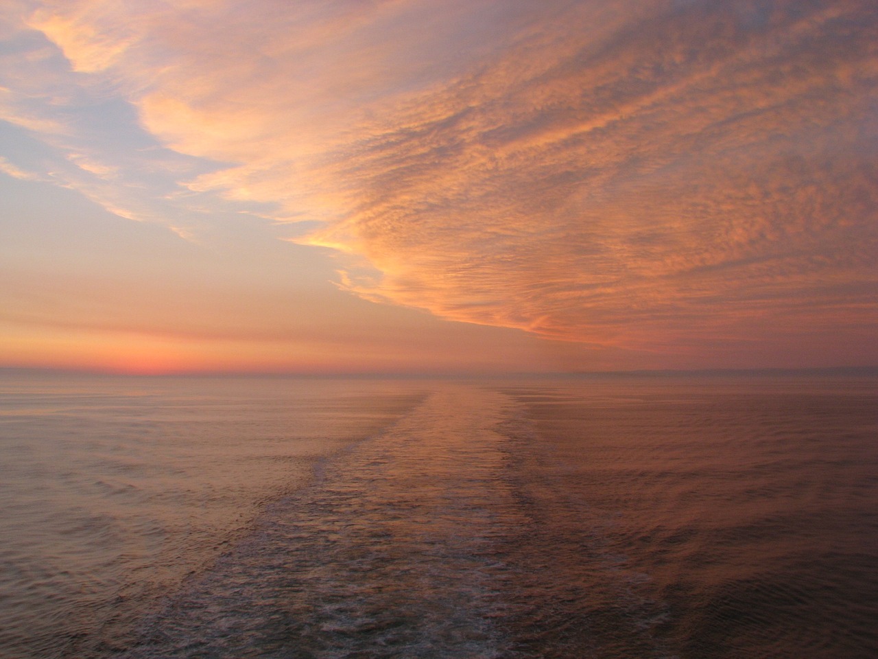 alaska cruise sunset free photo