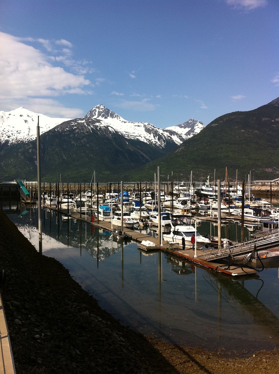 alaska boats dock free photo