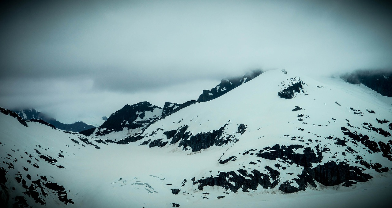 alaska mendenhall glacier mountains free photo