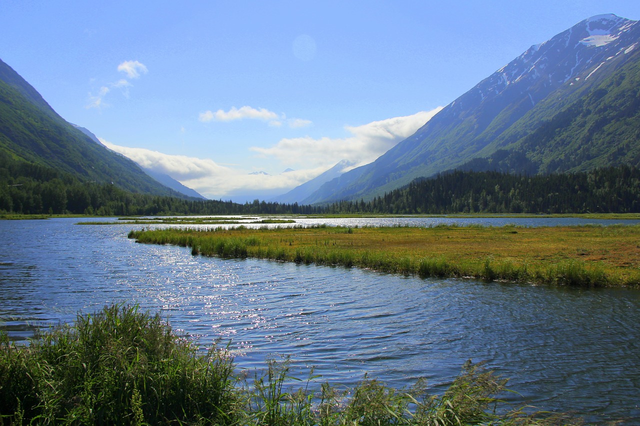 alaska getaway landscape free photo