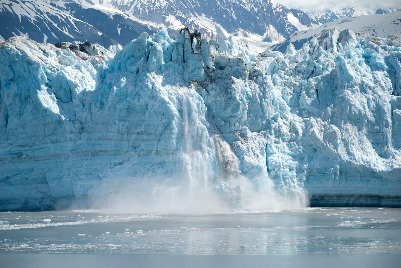 alaska glacier ice free photo
