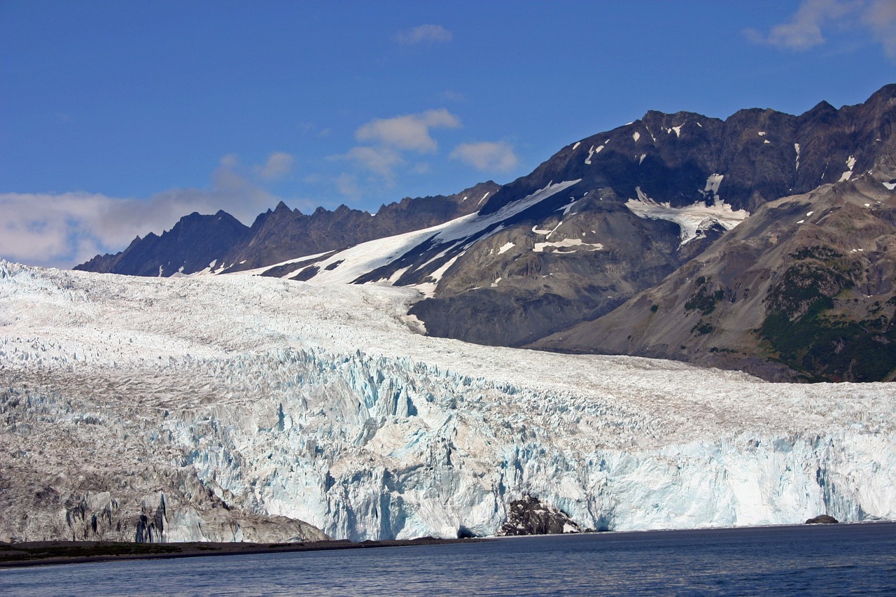alaska glacier glacier ice free photo