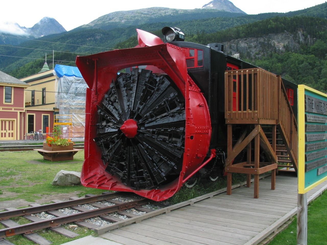 alaska skagway locomotive free photo