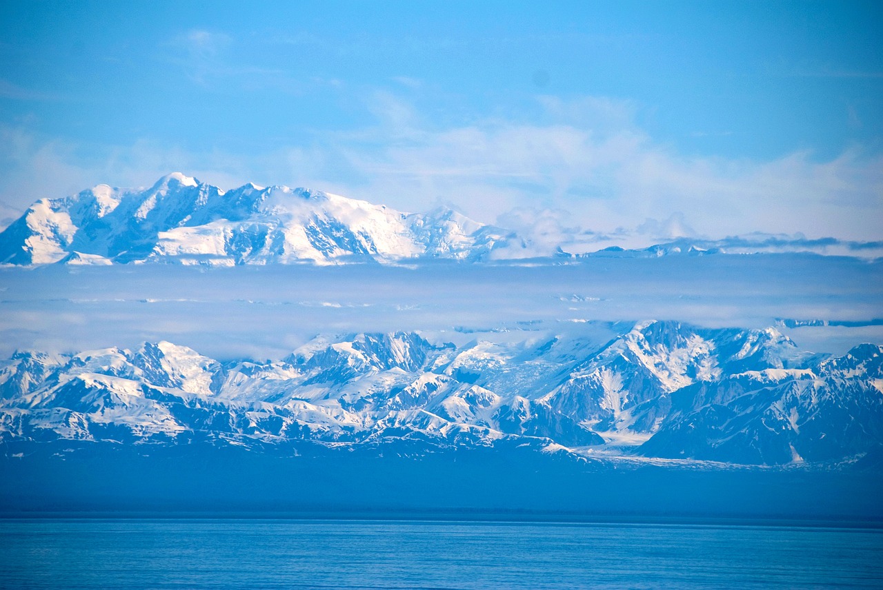 alaska glacier ice free photo