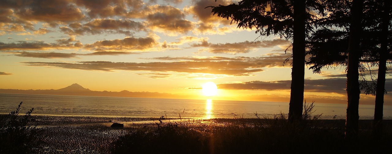 alaska cook's inlet coastal free photo