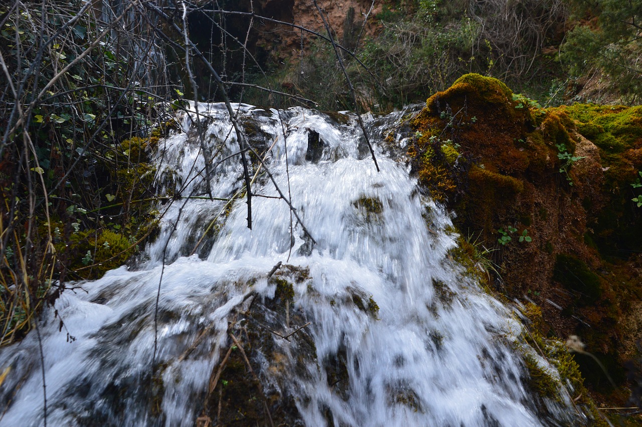 albacete sierra water waterfall free photo